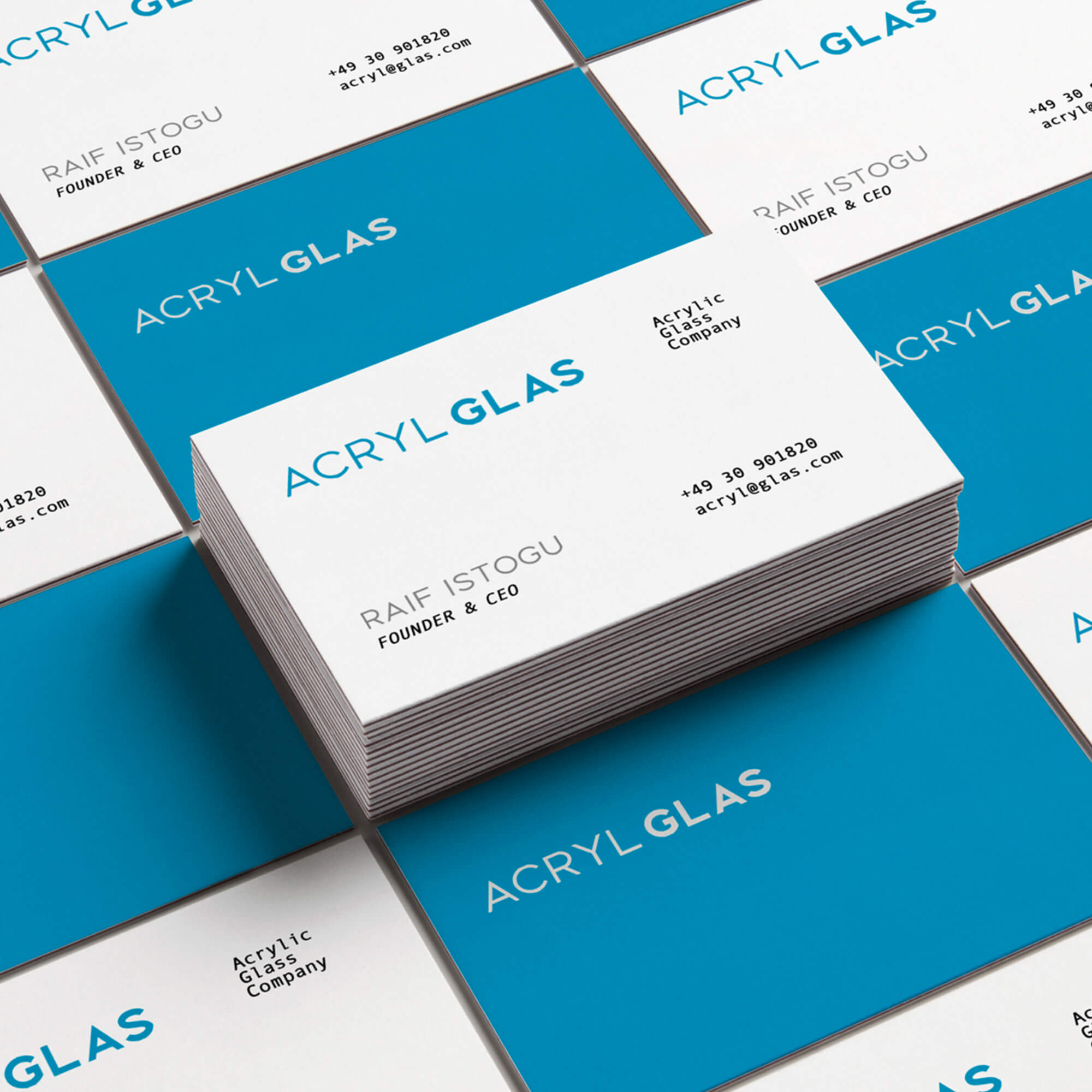 Acryl Glas brand collateral